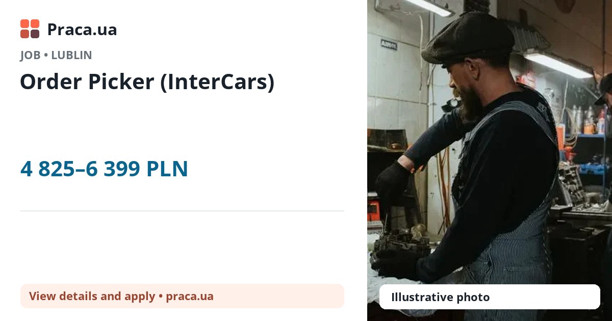 Order Picker (InterCars). 4 825–6 399 PLN. . 