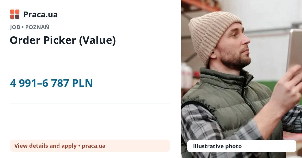 Order Picker (Value). 4 991–6 787 PLN. . 