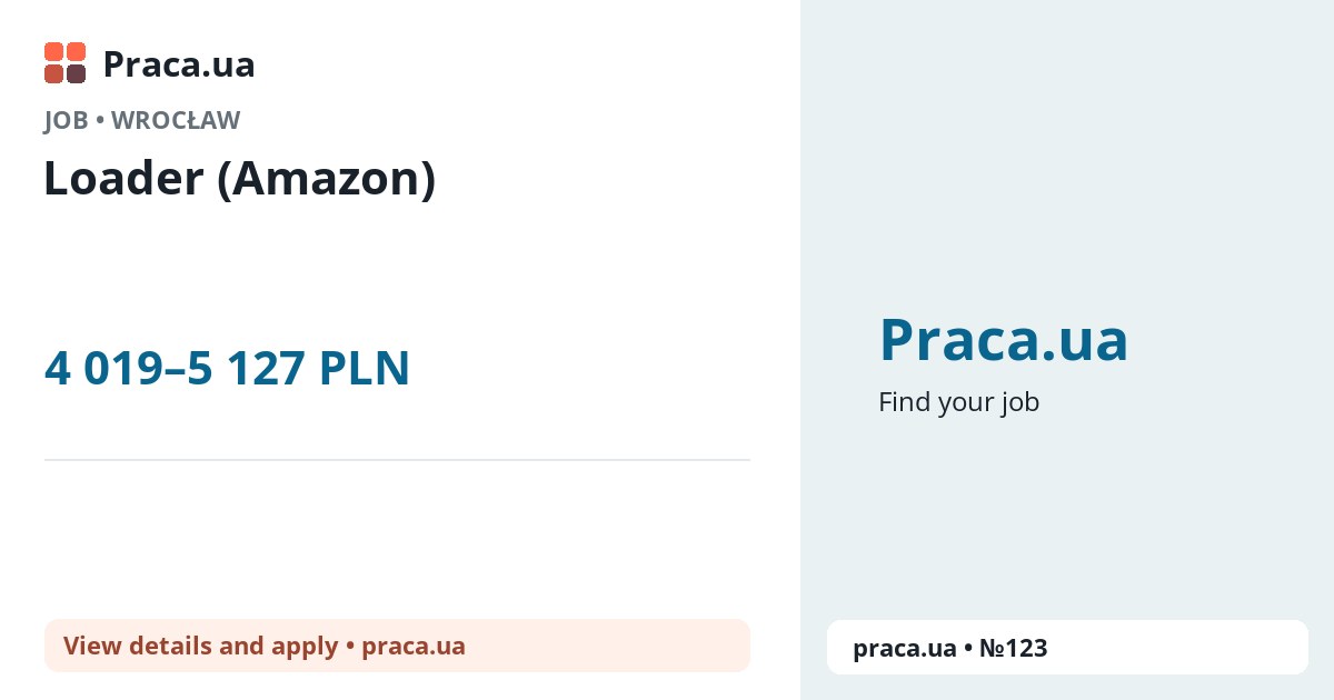 Loader (Amazon). 4 019–5 127 PLN. . 