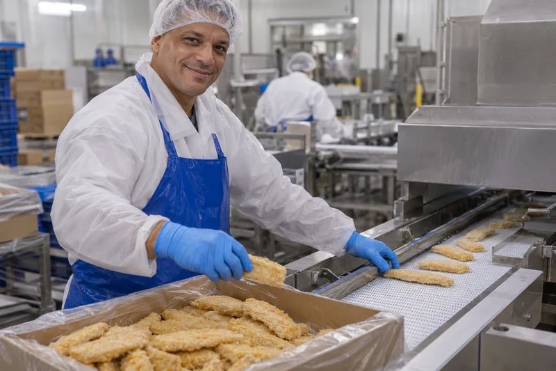 AI-ілюстрація: Пакування морепродуктів